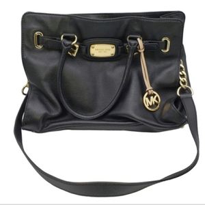 Michael Kors Hamilton black handbag